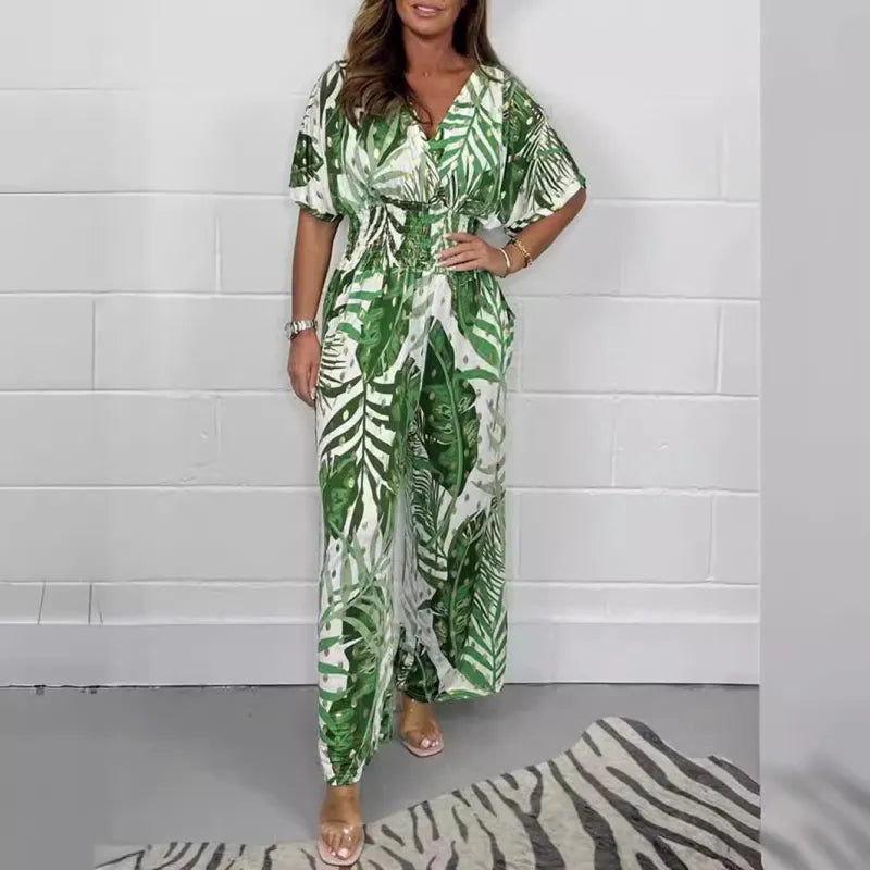 Olivia™ - Elegant buksedragt med vide ben