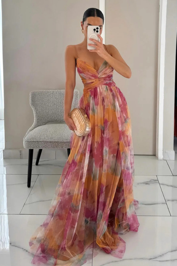Esme – Flowy Printed Dress