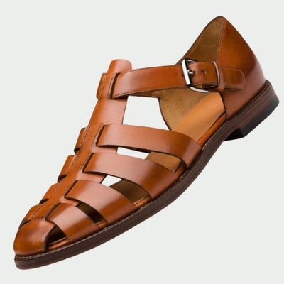 BASTIEN™ | Lædersandaler med Gladiator-Stil