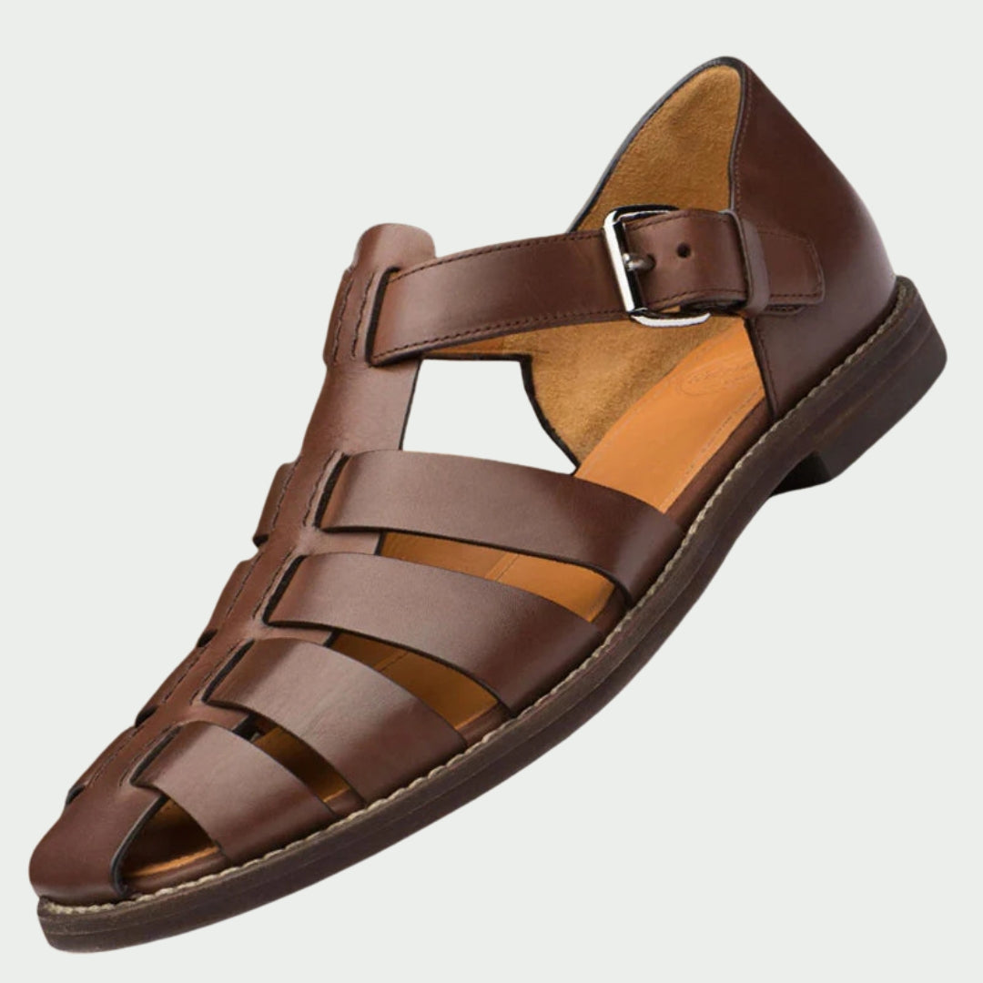 BASTIEN™ | Lædersandaler med Gladiator-Stil