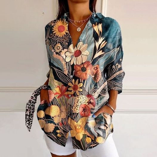 Lena | Blomstret top