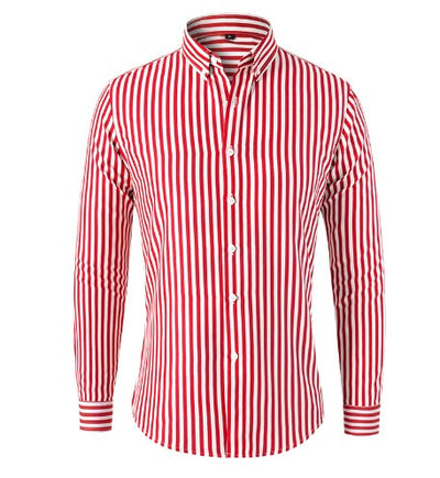 August™ - Stribet langærmet skjorte