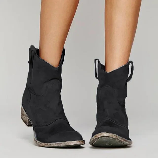Paloma | Vintage Western Ankelstøvler