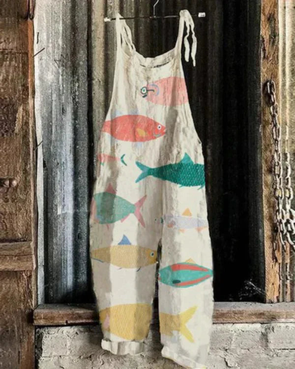 Marini™ | Japansk-inspireret jumpsuit med sardiner