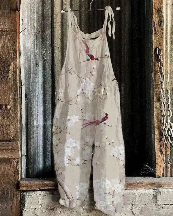 Marini™ | Kvinders blomstrede jumpsuit i vintagestil