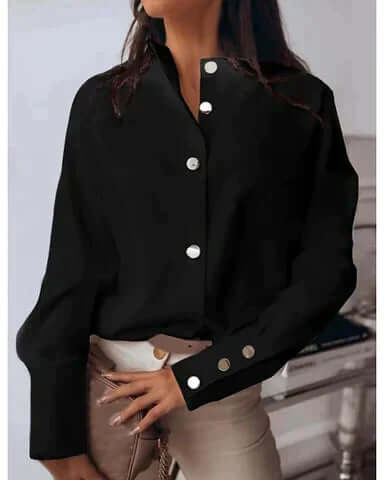 Lena | Bluse med knapper