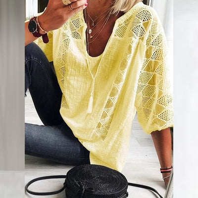Lena | Hæklet bluse
