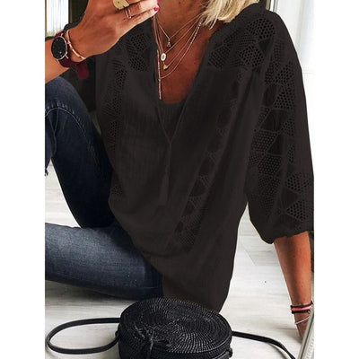 Lena | Hæklet bluse