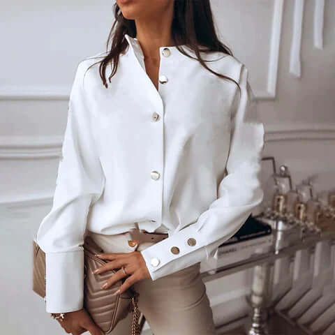 Lena | Bluse med knapper