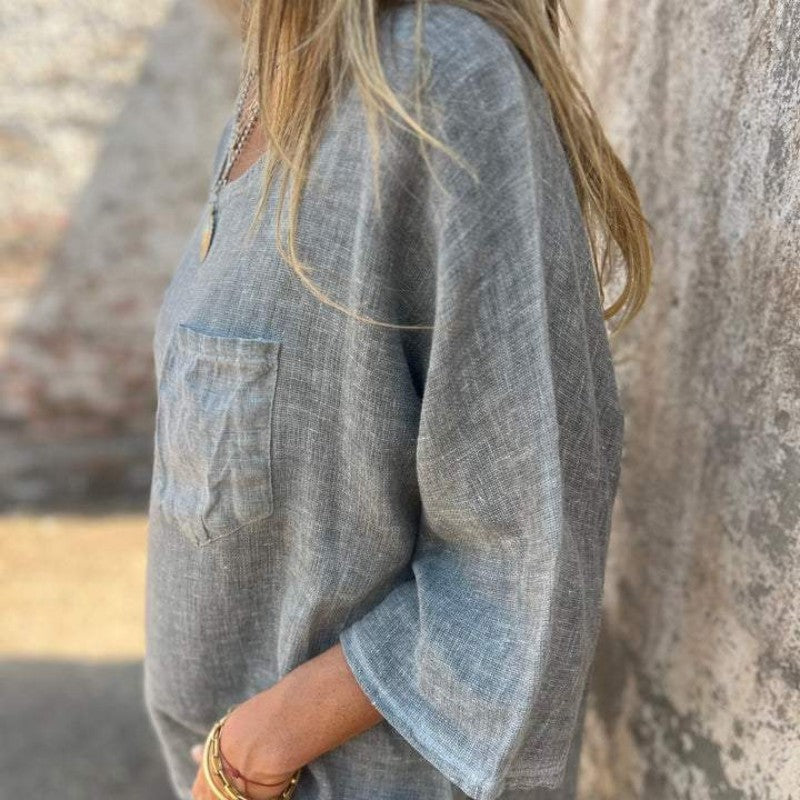 Lena | Hverdagsskjorte i bomuld